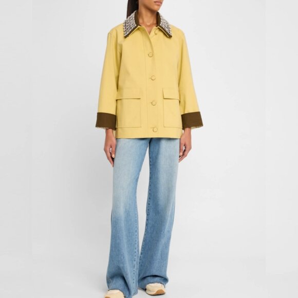 Veronica Beard Arlen Embellished Dickey button placket Jacket - Picture 1 of 15